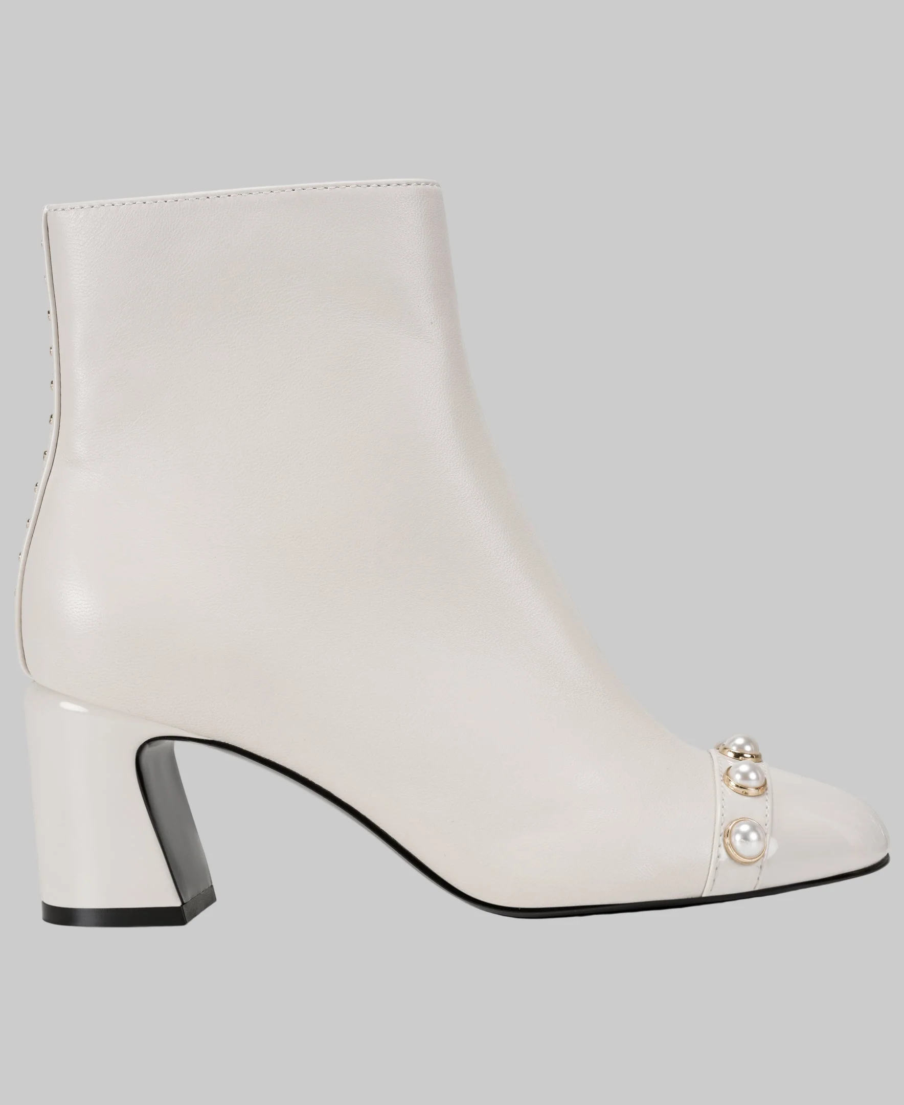 DALYN HEELED BOOTIE WITH PEARLS