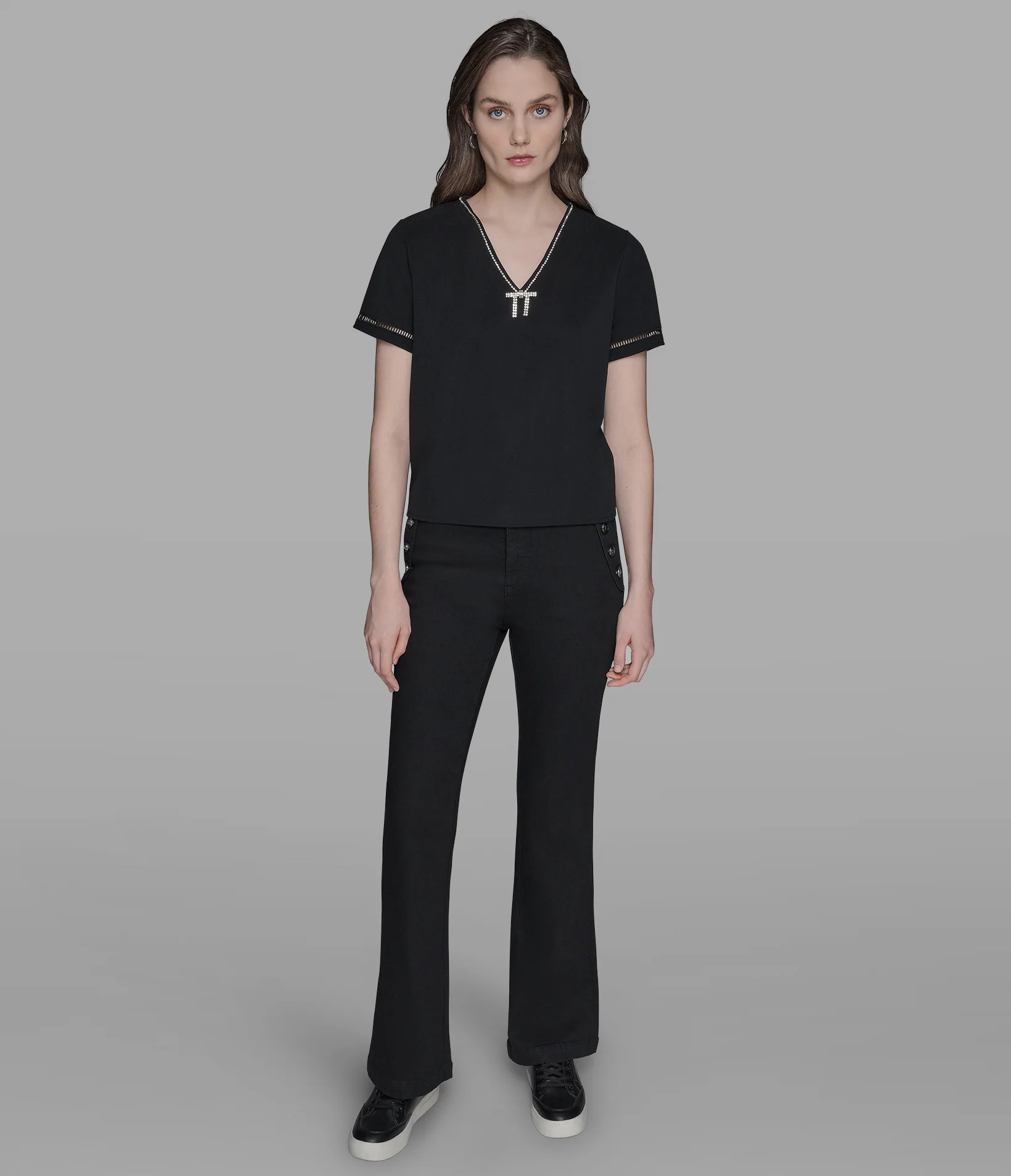 BOW-EMBELLISHED TOP - Image 3