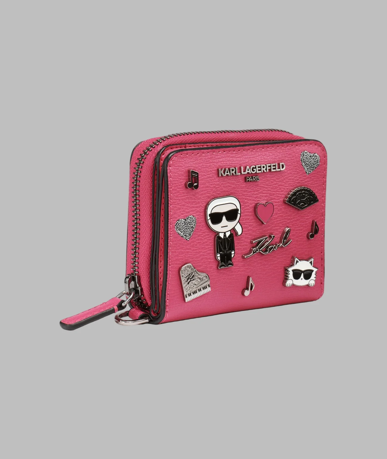 SMALL ZIP WALLET WITH PINS - Image 2