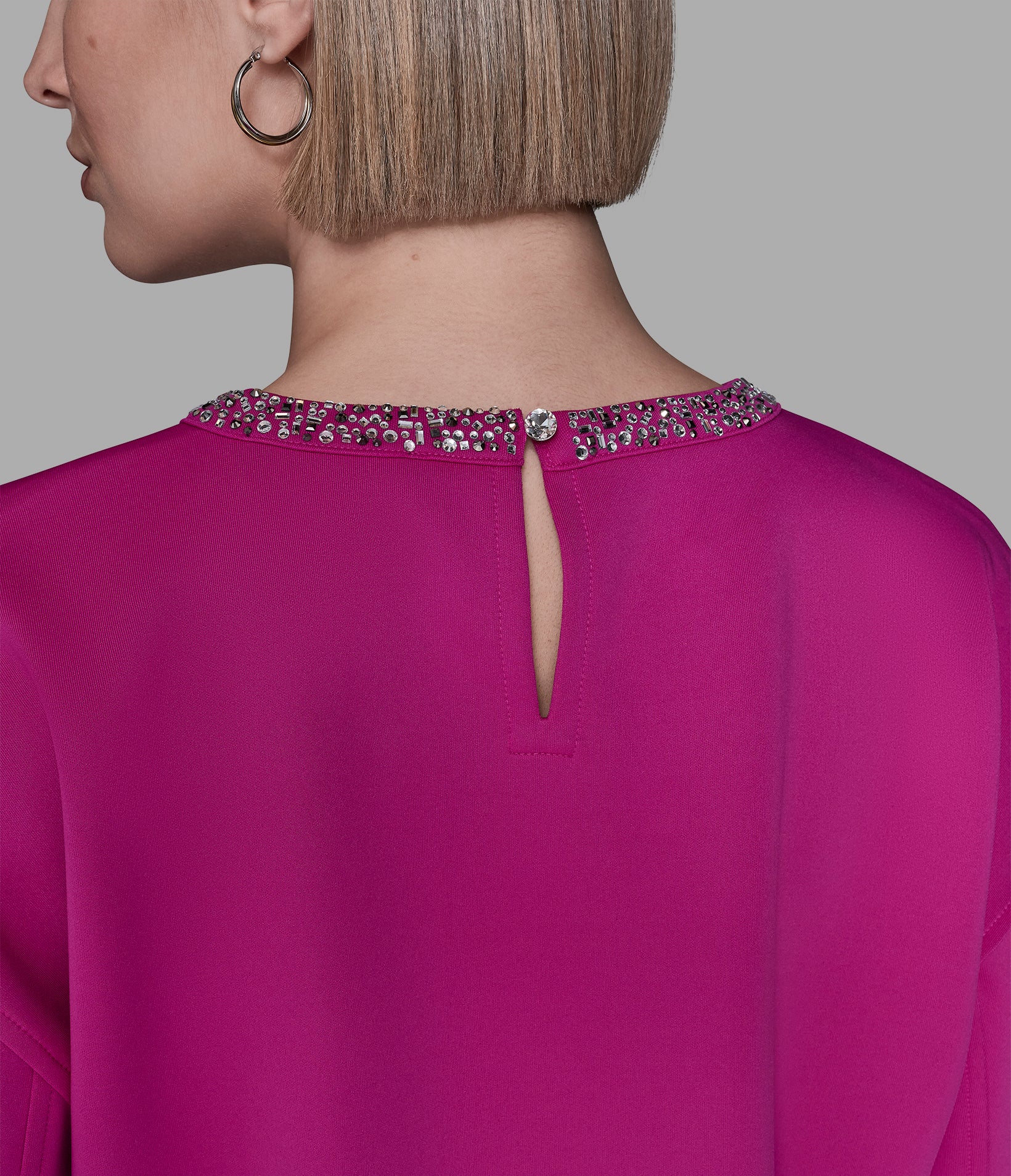 RHINESTONE TRIM SWEATSHIRT - Image 6