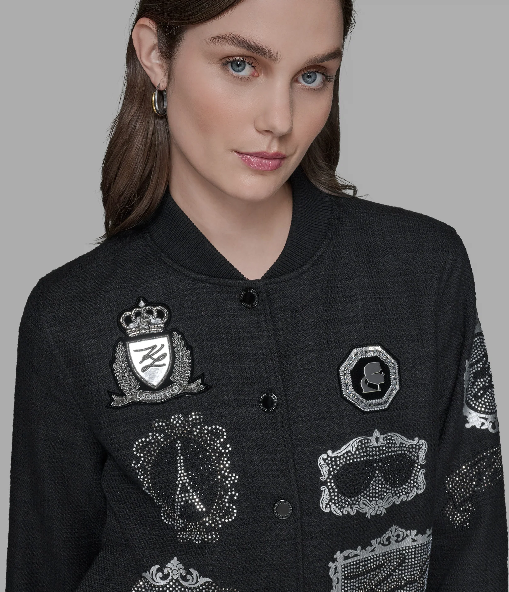 BOMBER JACKET WITH PATCHES - Image 6