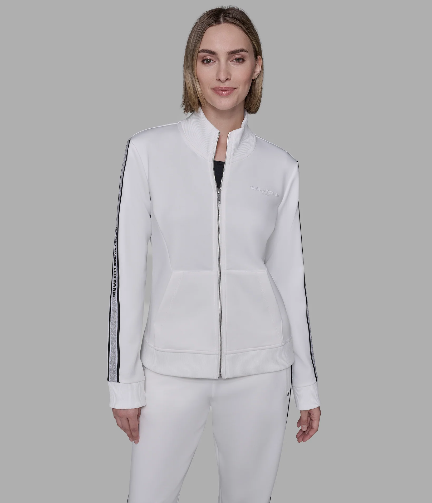 CO-ORD LOGO TAPE TRACK JACKET