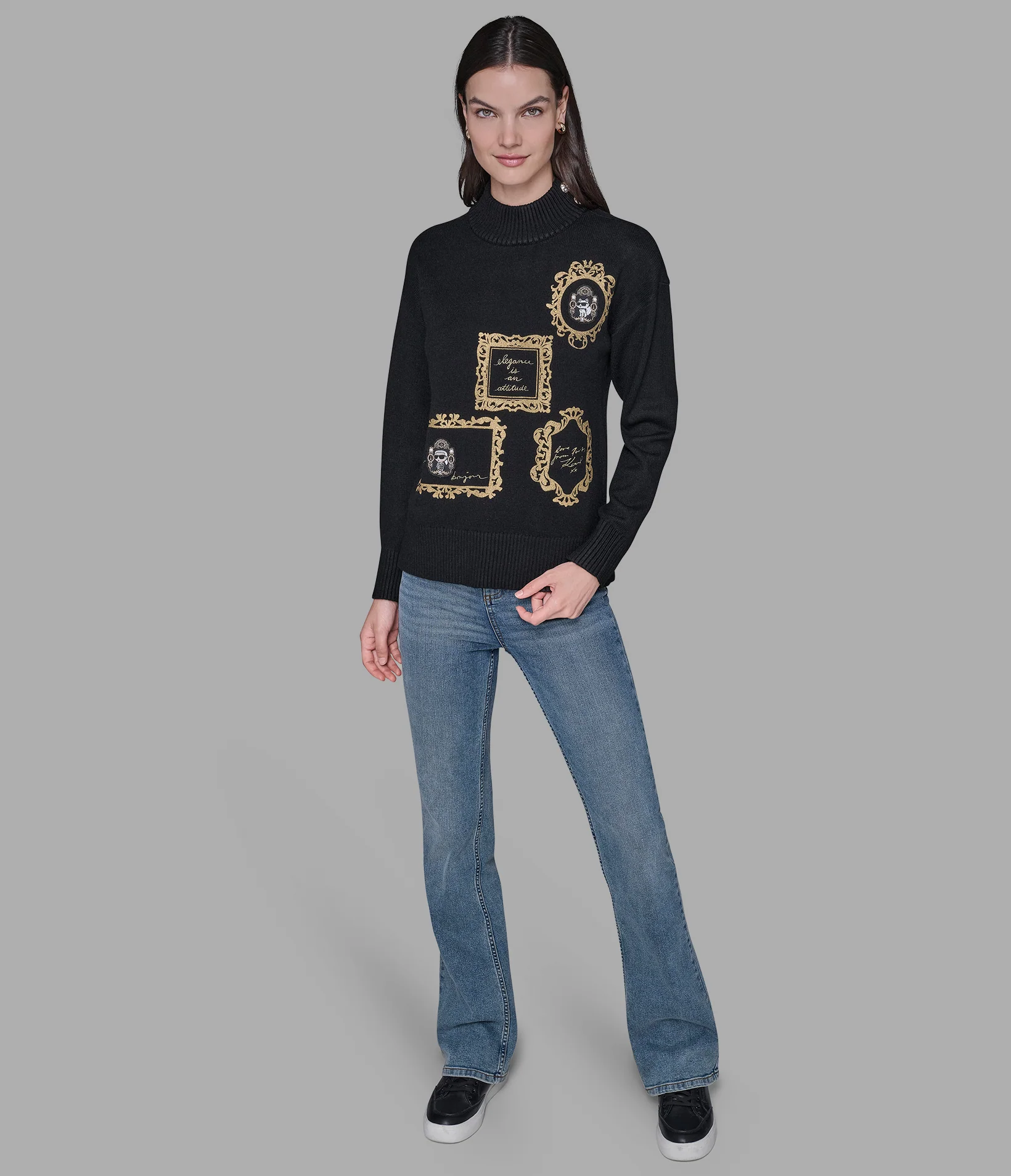 KARL AND CHOUPETTE FRAME SWEATER - Image 3