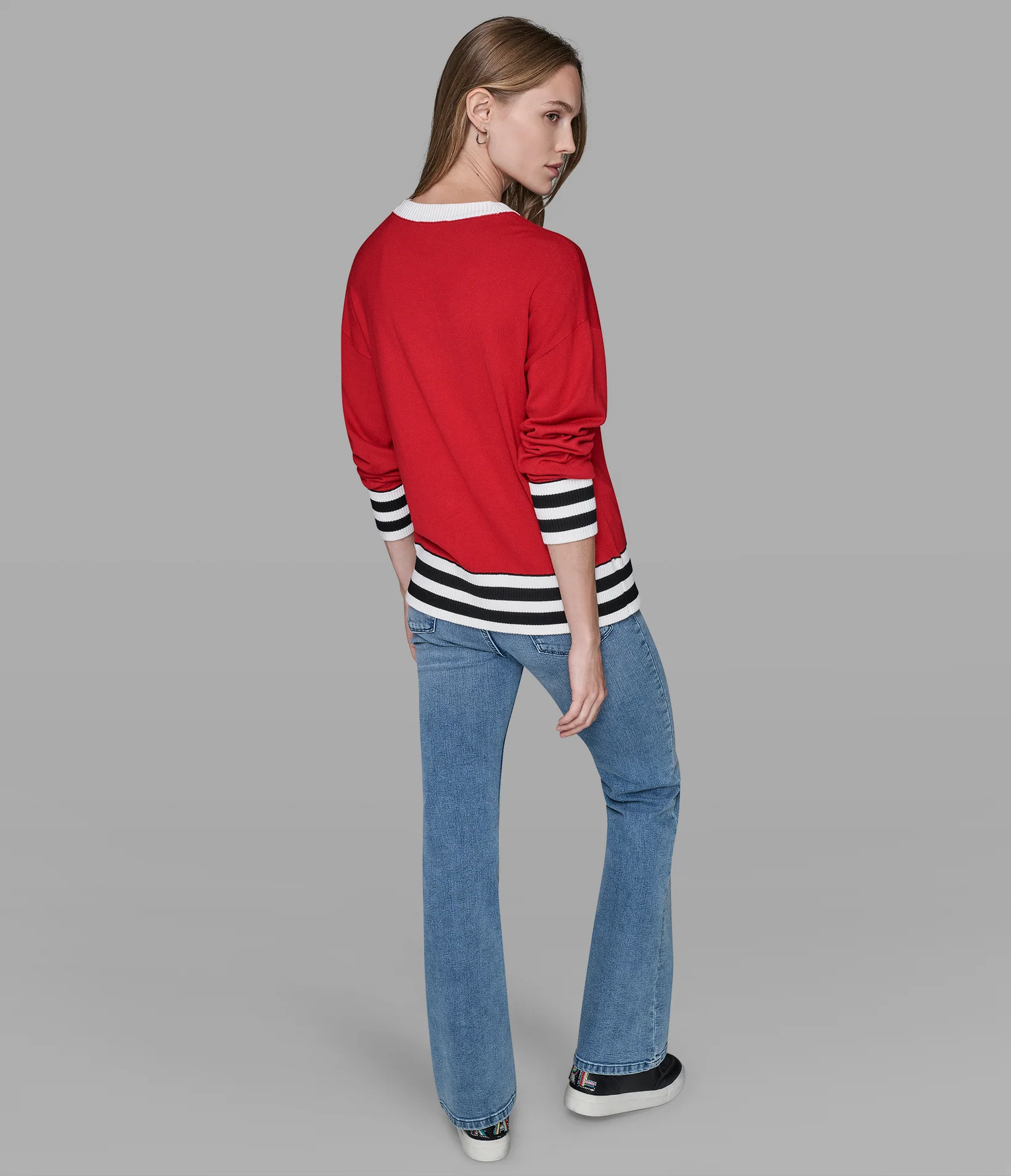 STRIPE LOGO SWEATER - Image 2