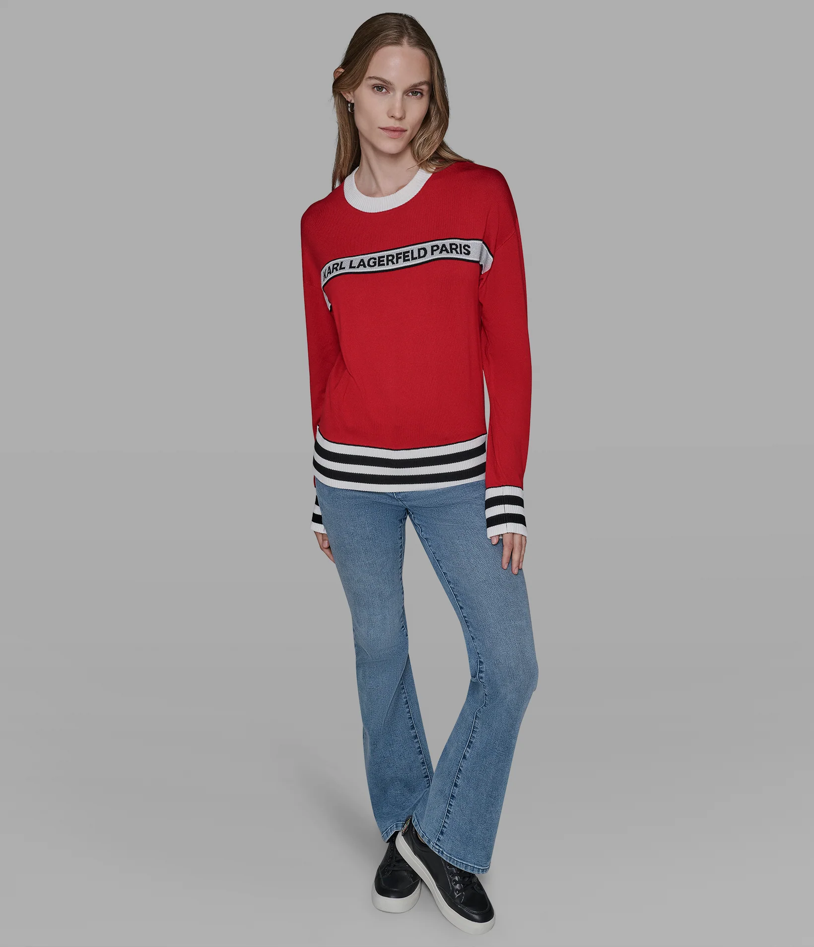 STRIPE LOGO SWEATER - Image 3