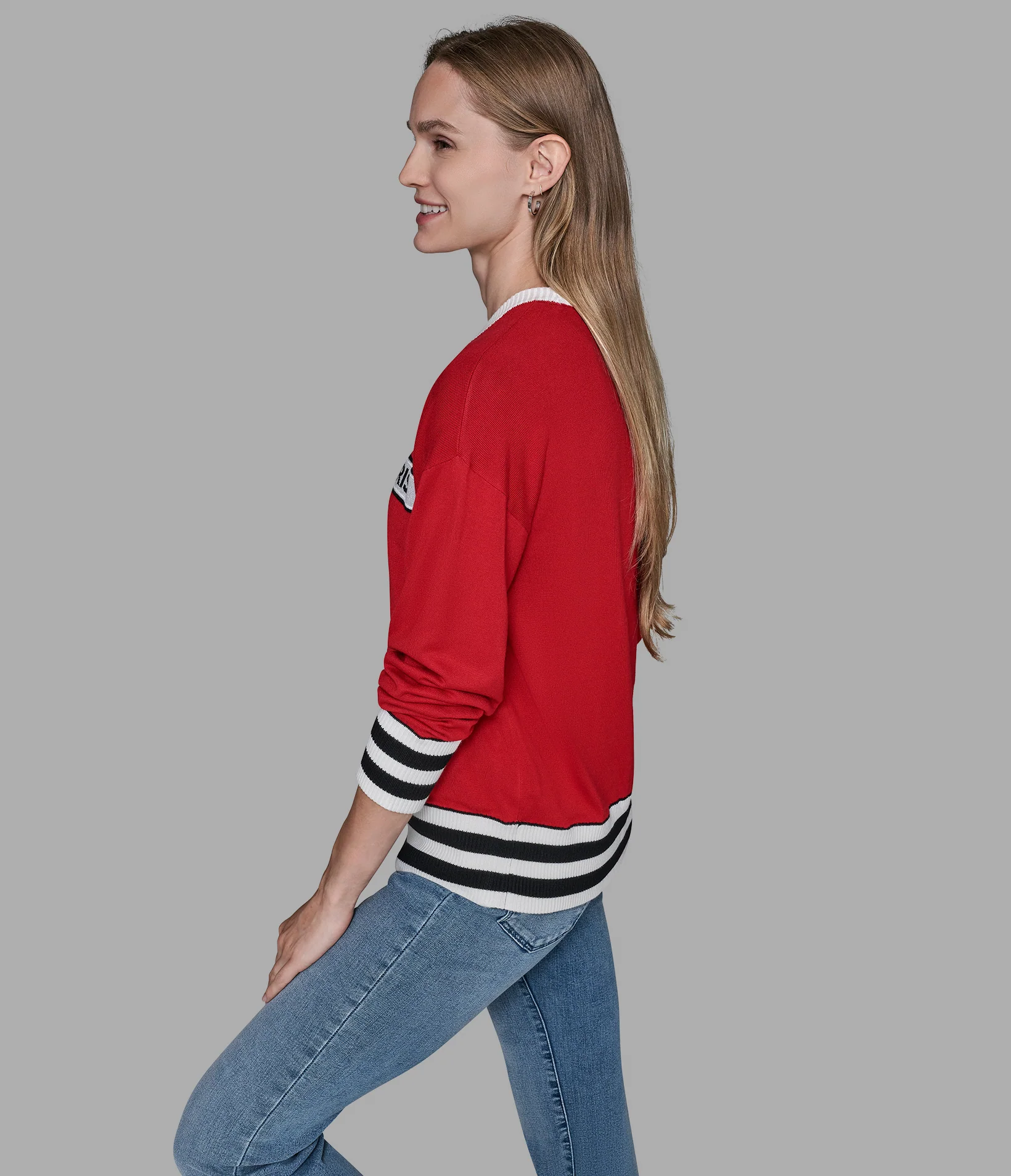 STRIPE LOGO SWEATER - Image 4