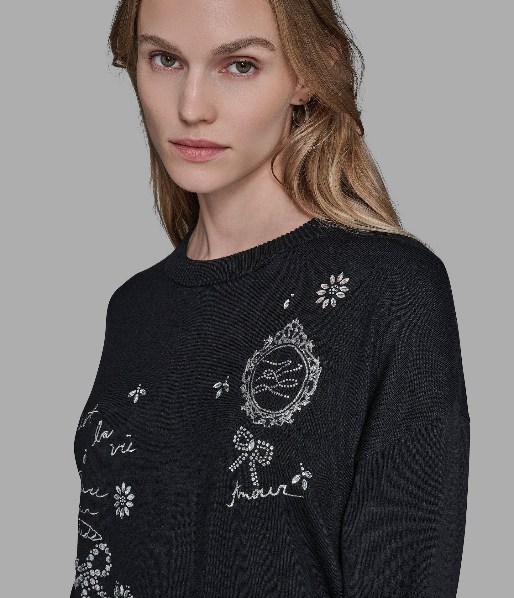 EMBELLISHED WHIMSY SWEATER - Image 6
