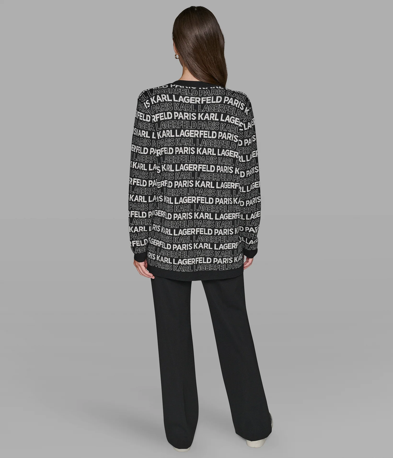 LONG LOGO CARDIGAN - Image 3