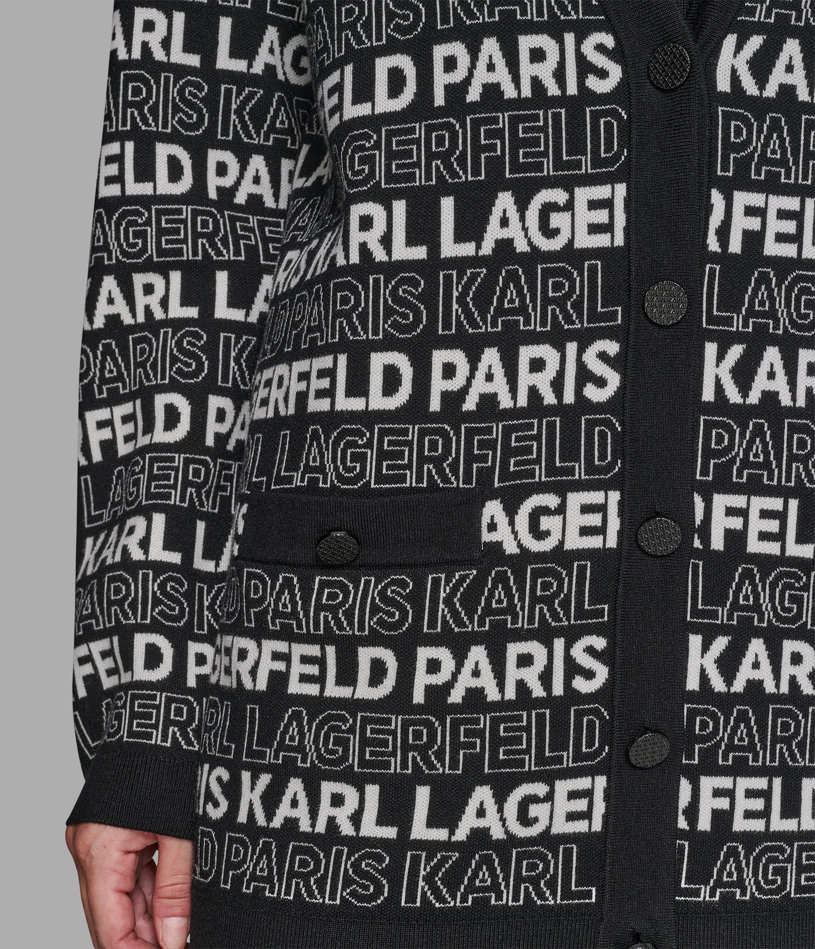 LONG LOGO CARDIGAN - Image 5