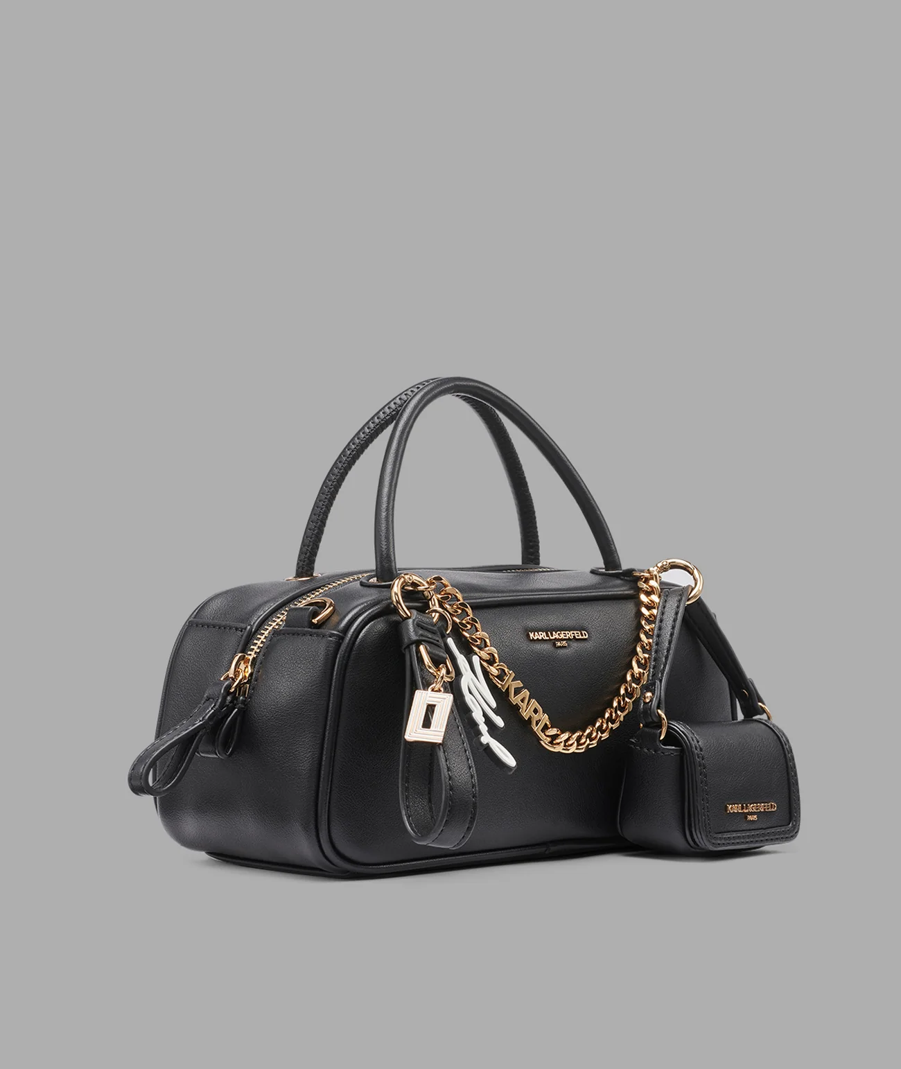 ZAYLIA MINI SATCHEL WITH CHAIN & MINI BAG - Image 3