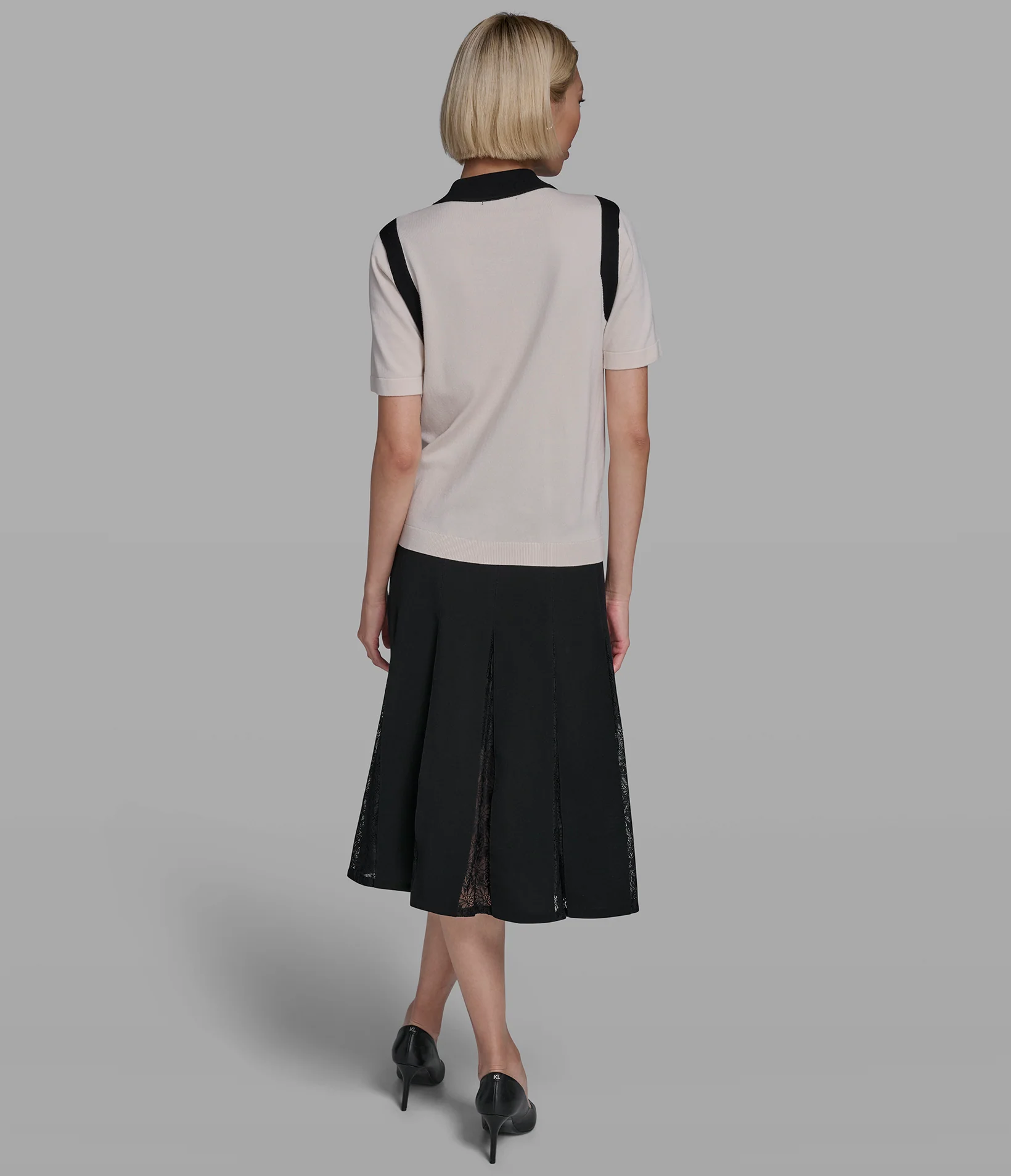 COLORBLOCKED POLO SWEATER - Image 6