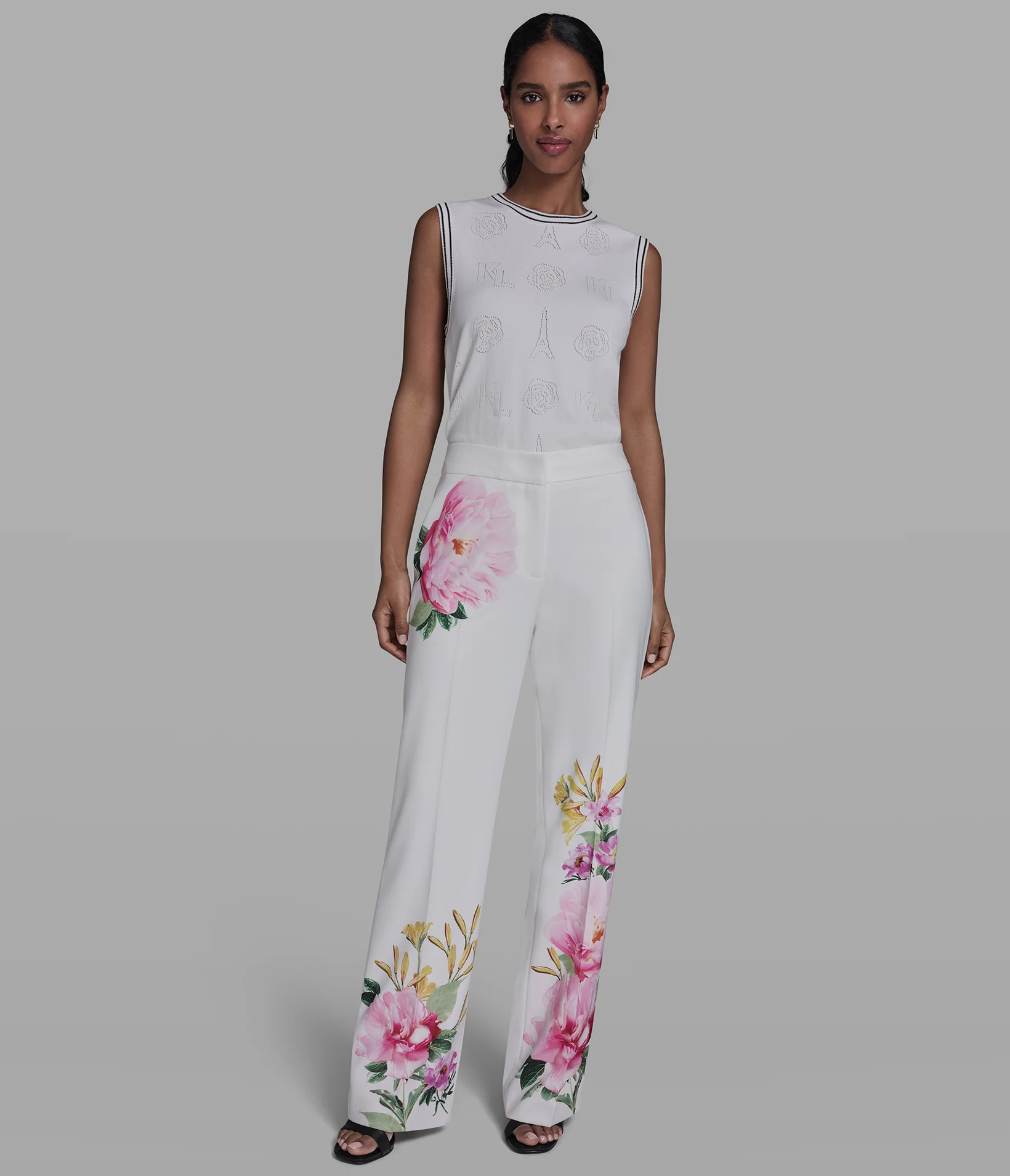 FLORAL STRAIGHT LEG PANT - Image 4