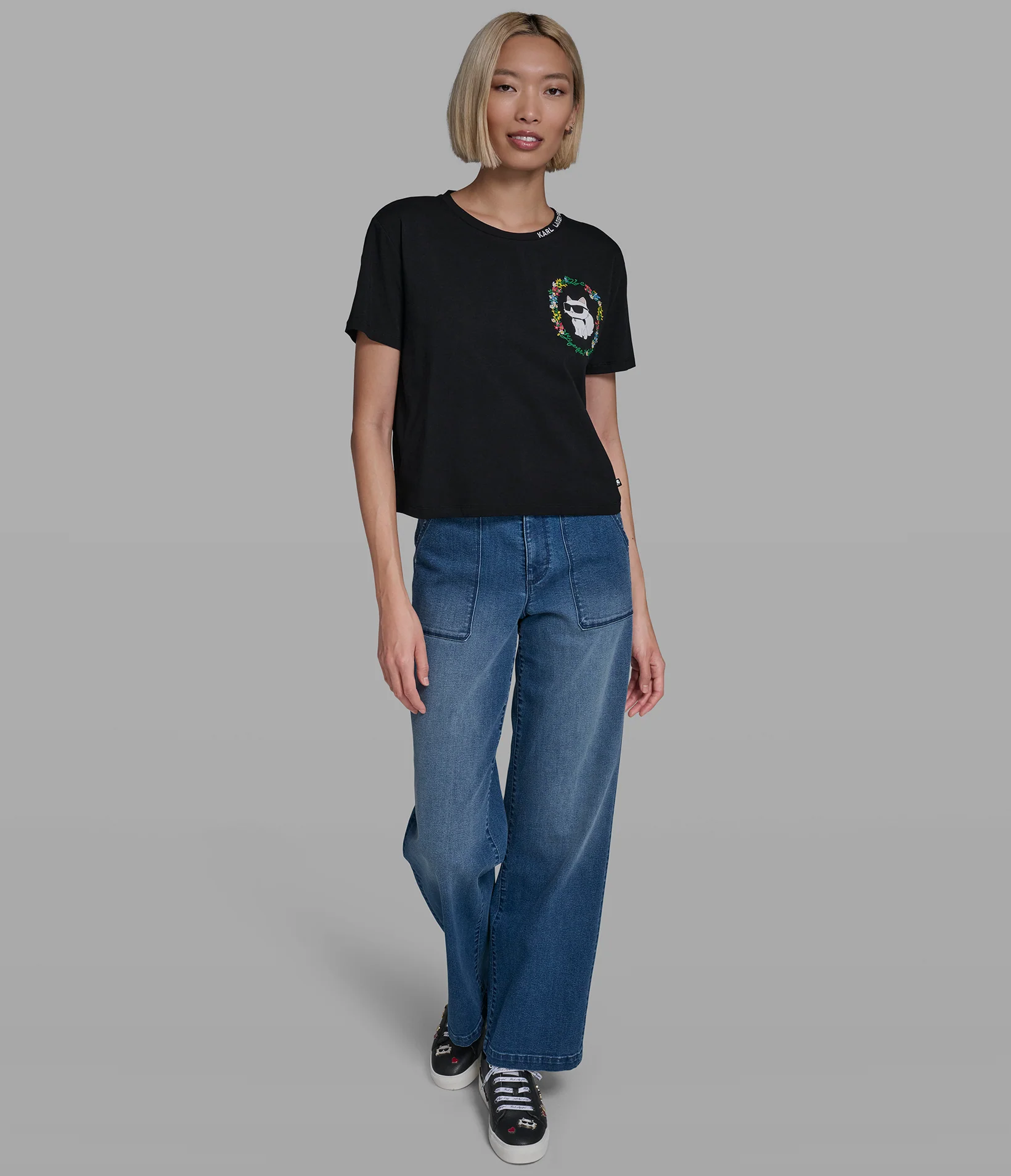 FLORAL FRAME CHOUPETTE TEE - Image 4