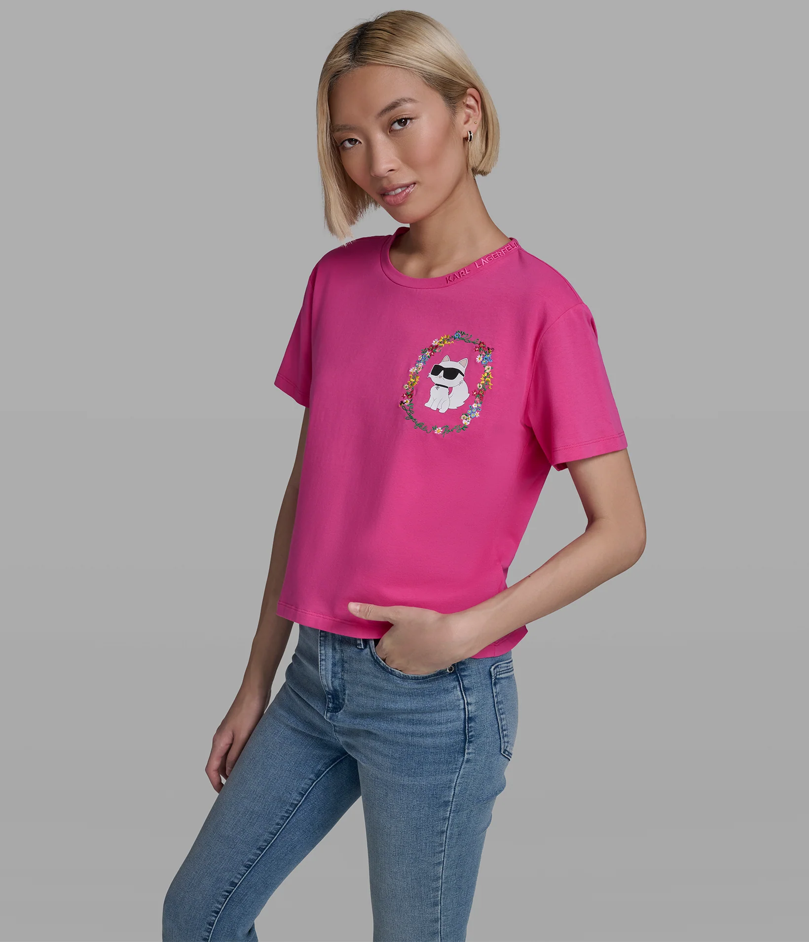 FLORAL FRAME CHOUPETTE TEE - Image 3