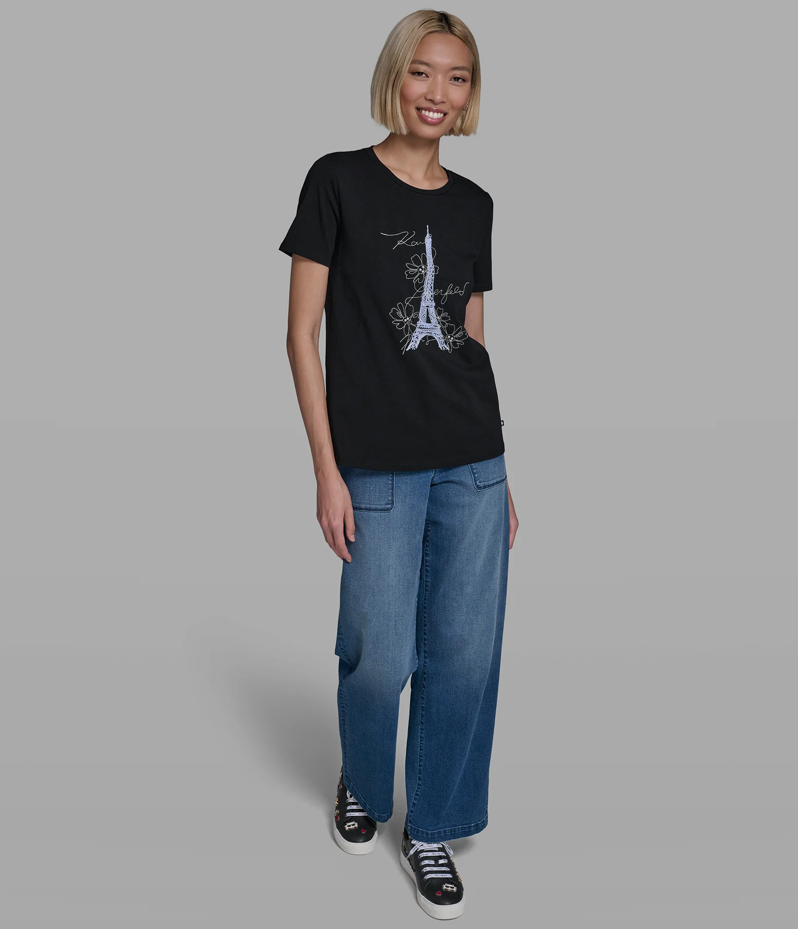 EIFFEL TOWER LOGO TEE - Image 4