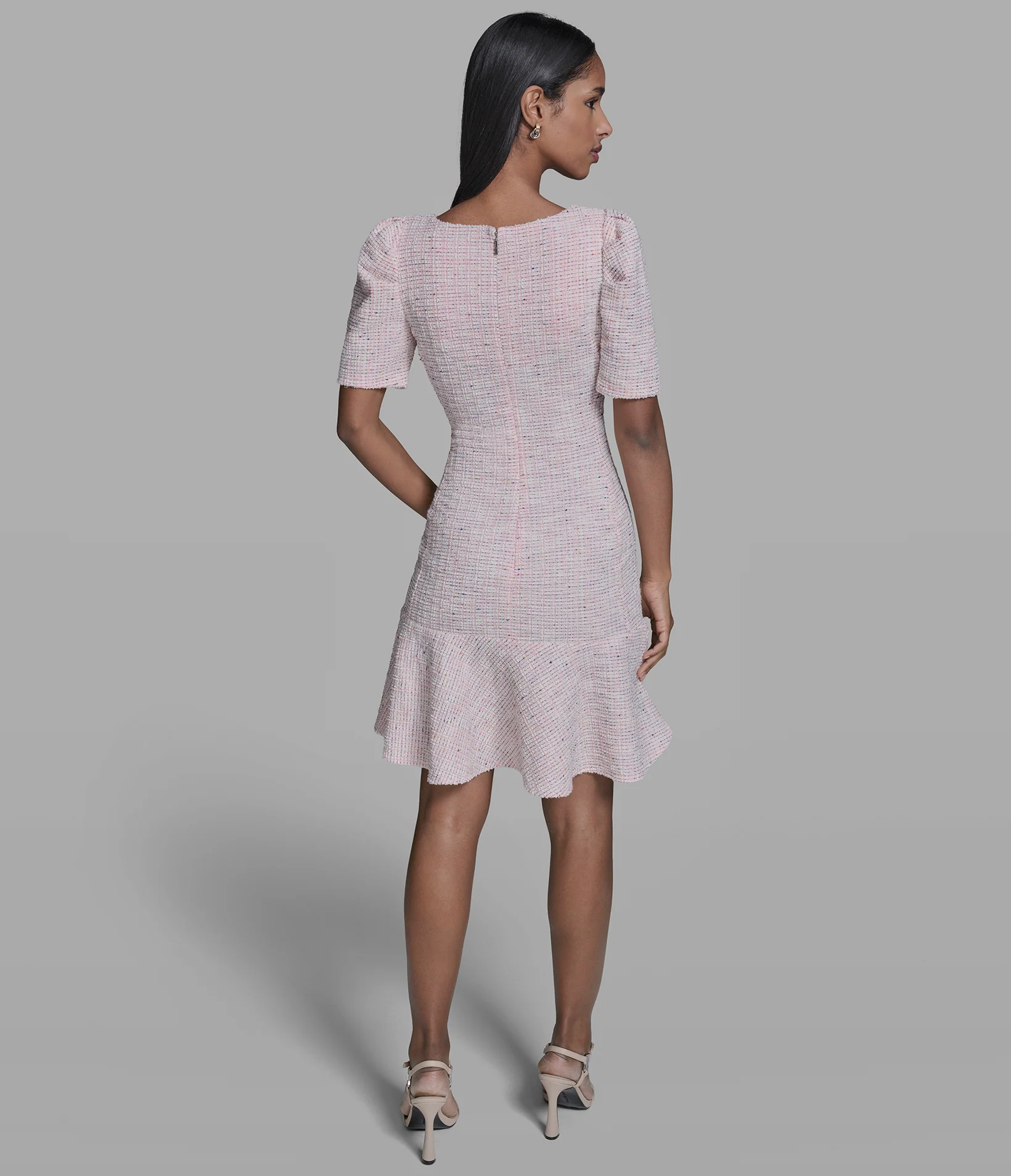 KNIT TWEED DRESS - Image 2
