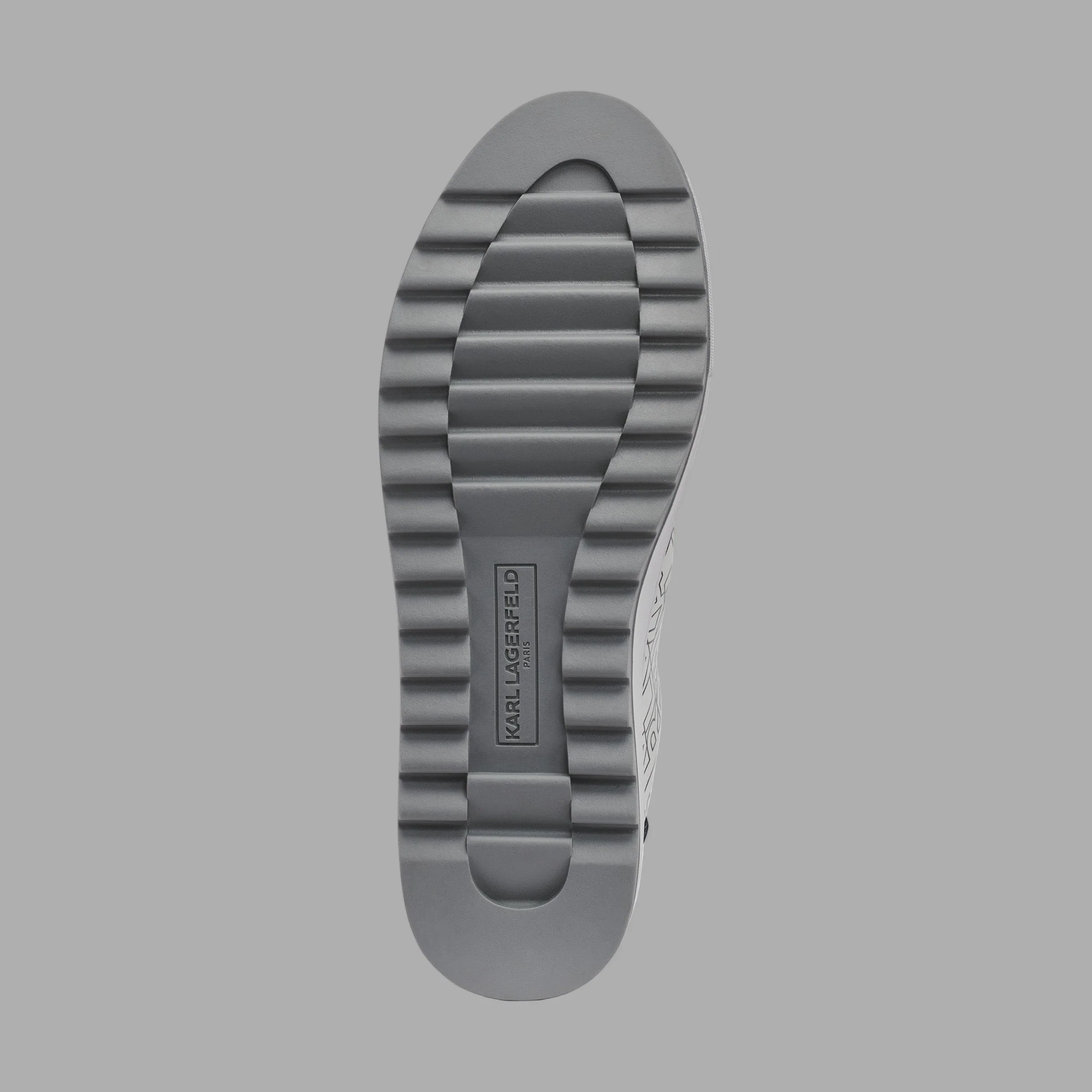 LEATHER SNEAKER WITH PATENT DETAILING AND SIDE LOGO - Image 5