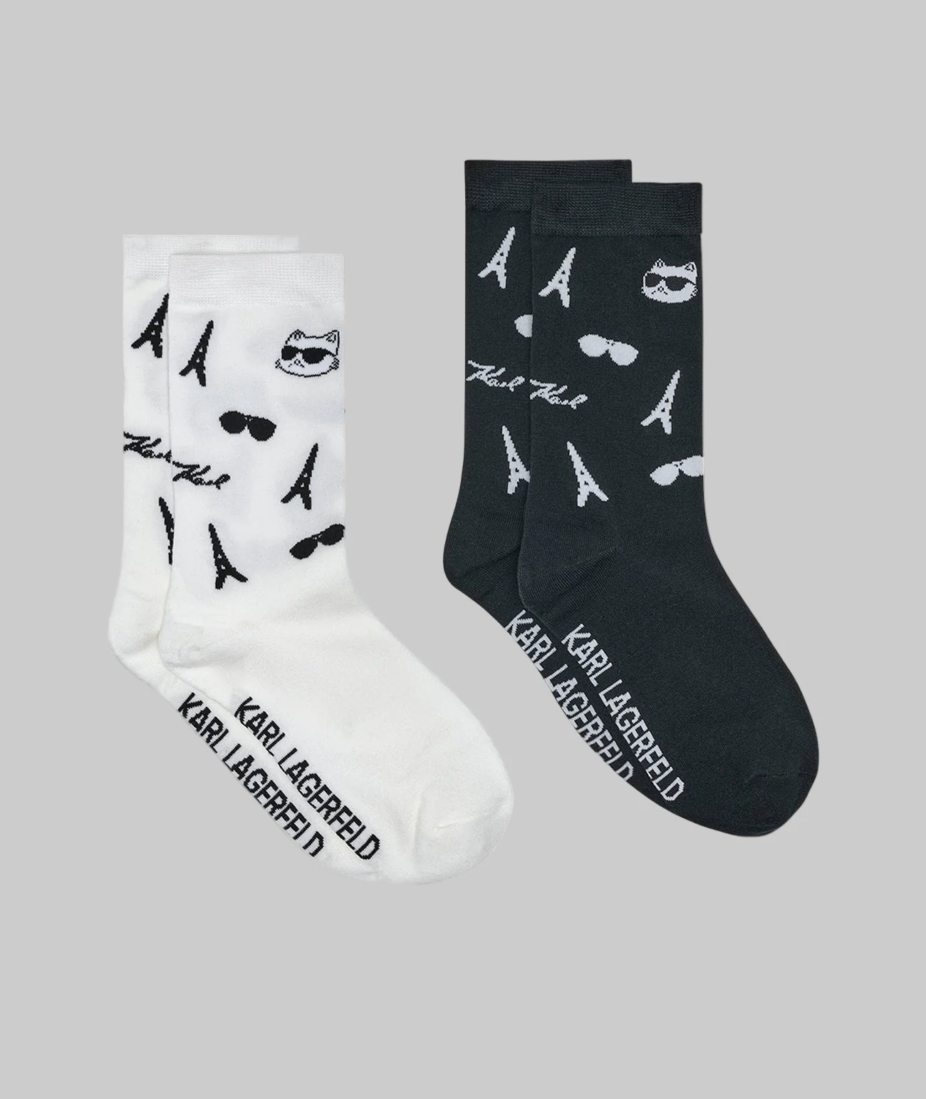 KARL ICONS CREW SOCKS 2-PACK