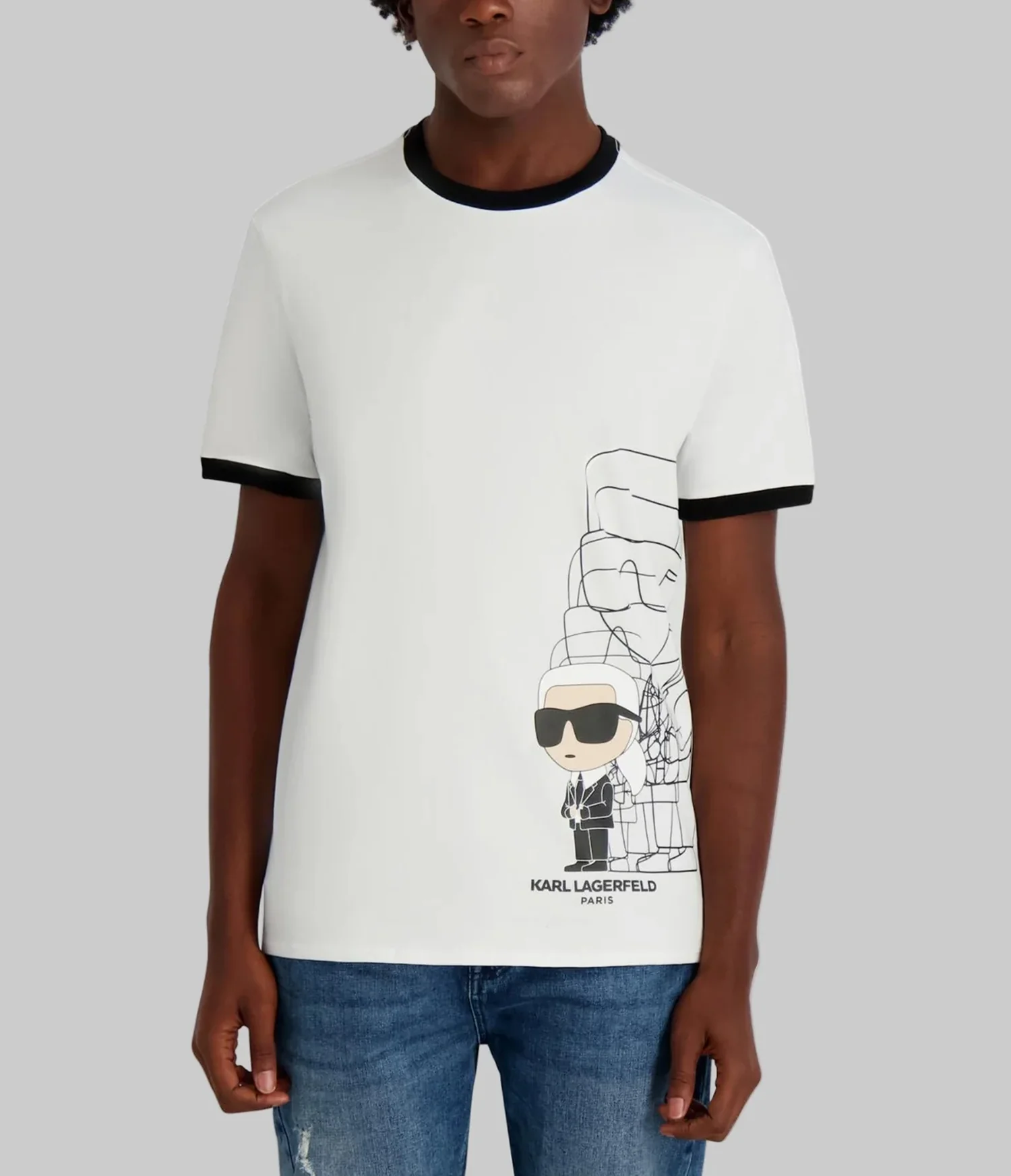 KARL SHADOWED OUTLINE TEE