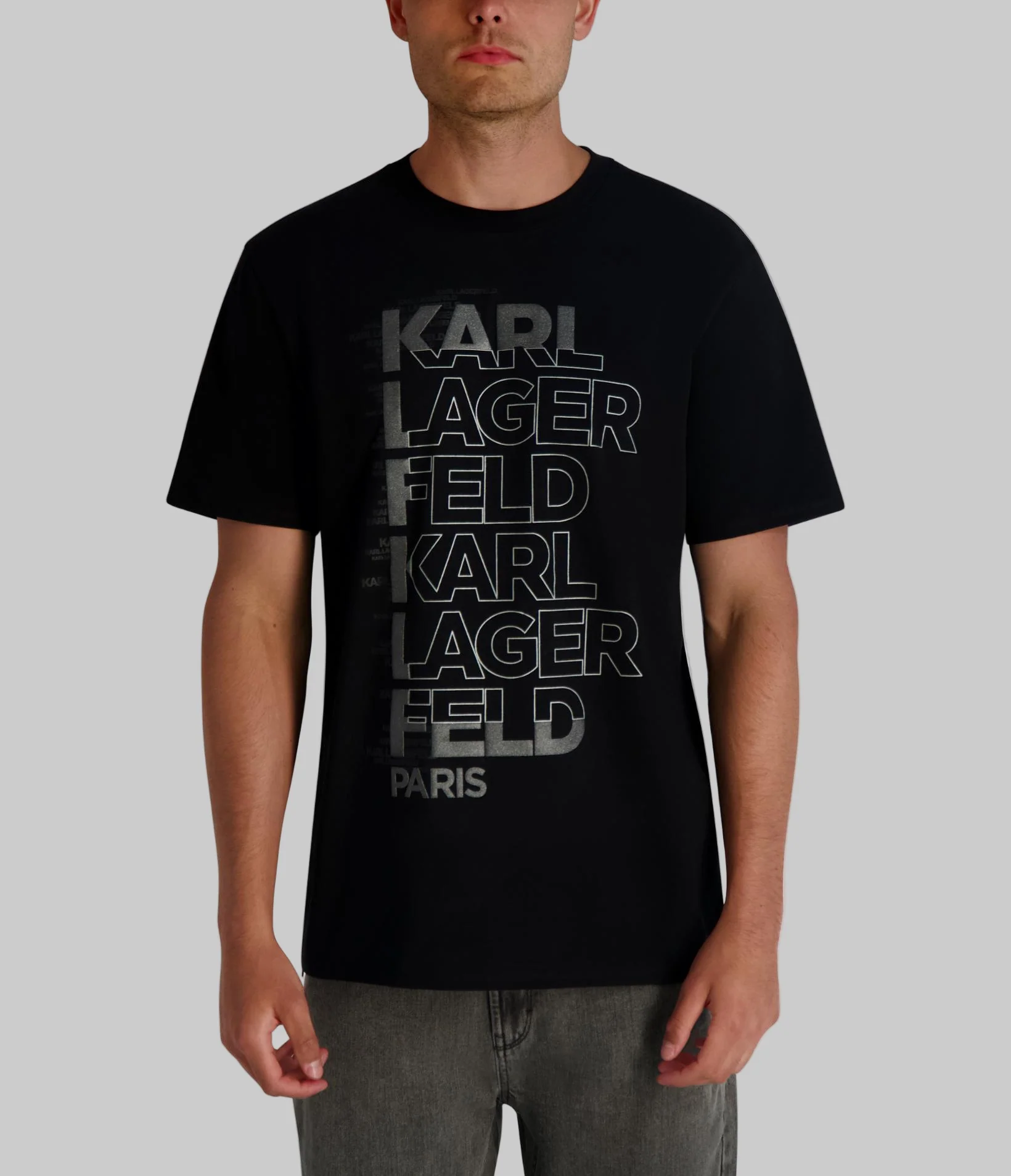 KARL TWICE STACKED TEE