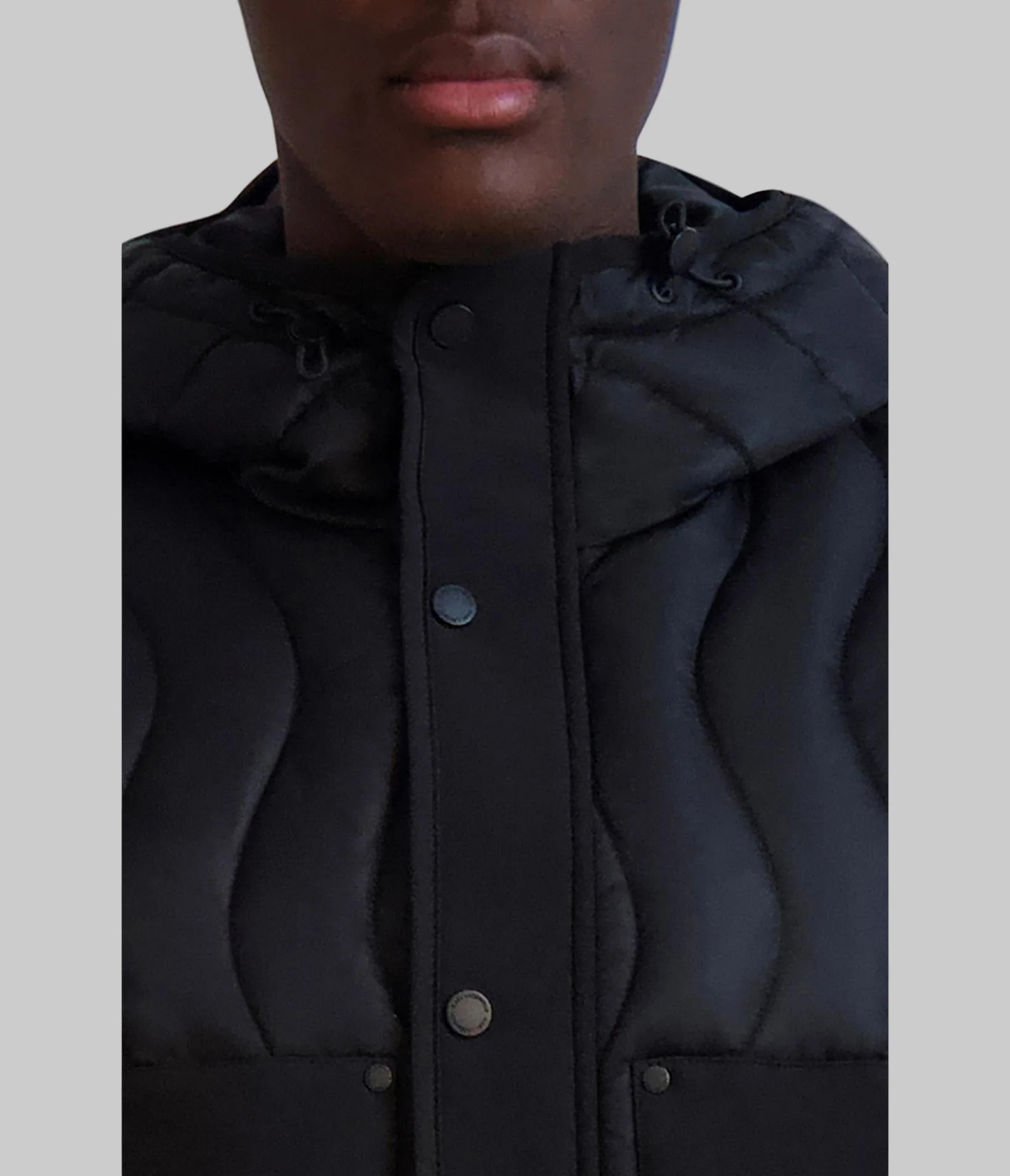 QUILTED HOODED JACKET - Image 6