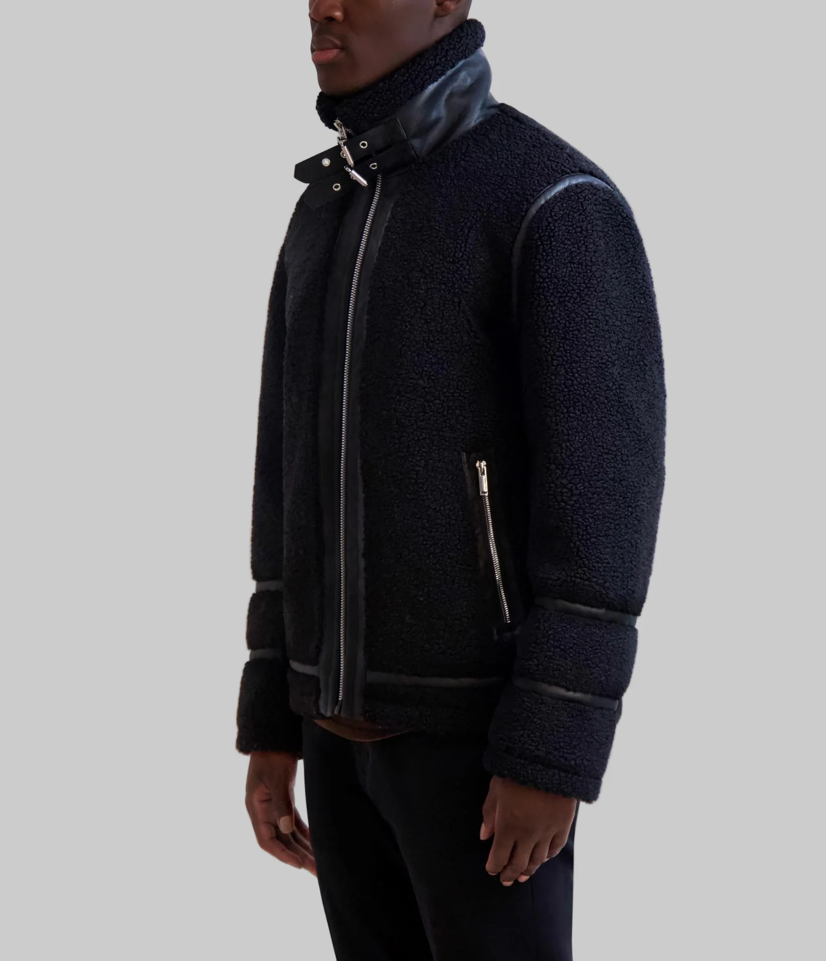 FAUX SHEARLING JACKET - Image 3